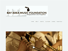 Tablet Screenshot of bayareamusicfoundation.org